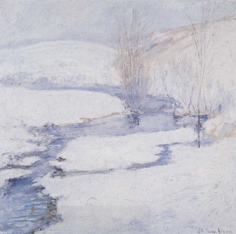John Henry Twachtman Winter Scene oil painting picture